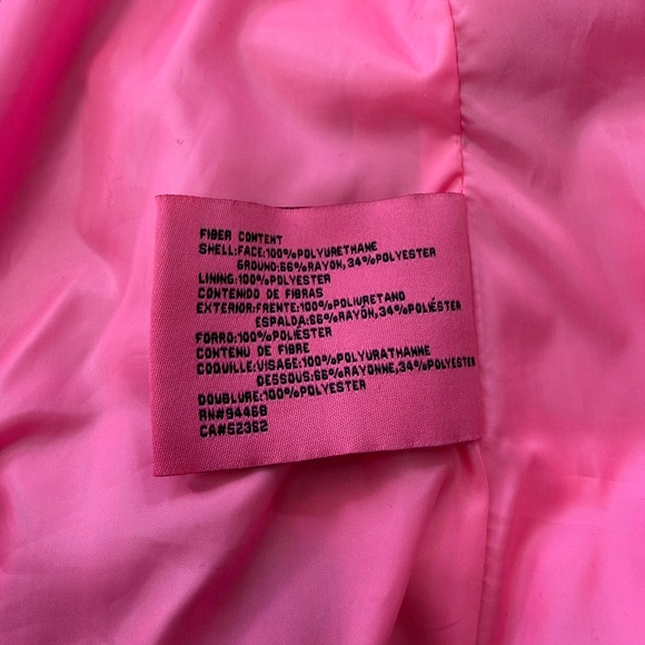 Betsy Johnson Bone Vegan Leather Corset Back Jacket! Size S EUC - Picture 6 of 8